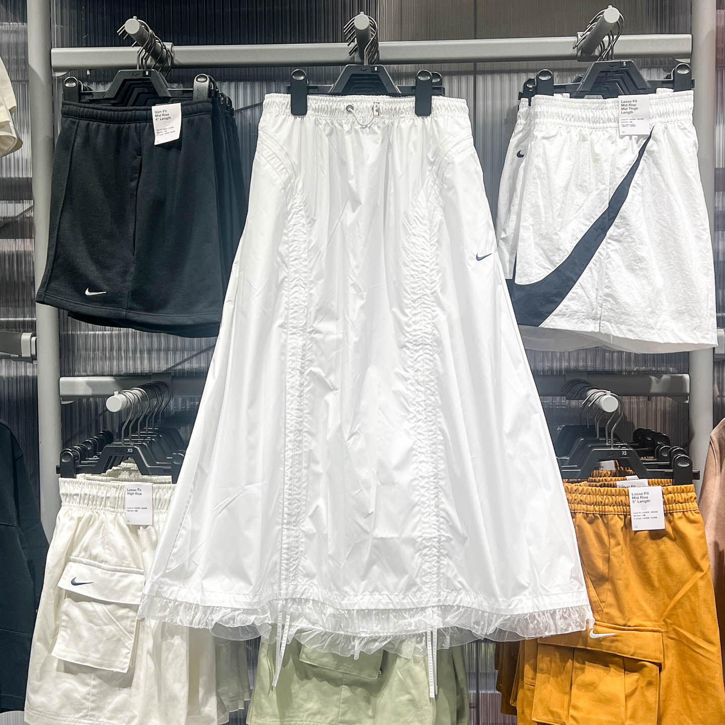 Nike耐克女子褶饰梭织半身裙