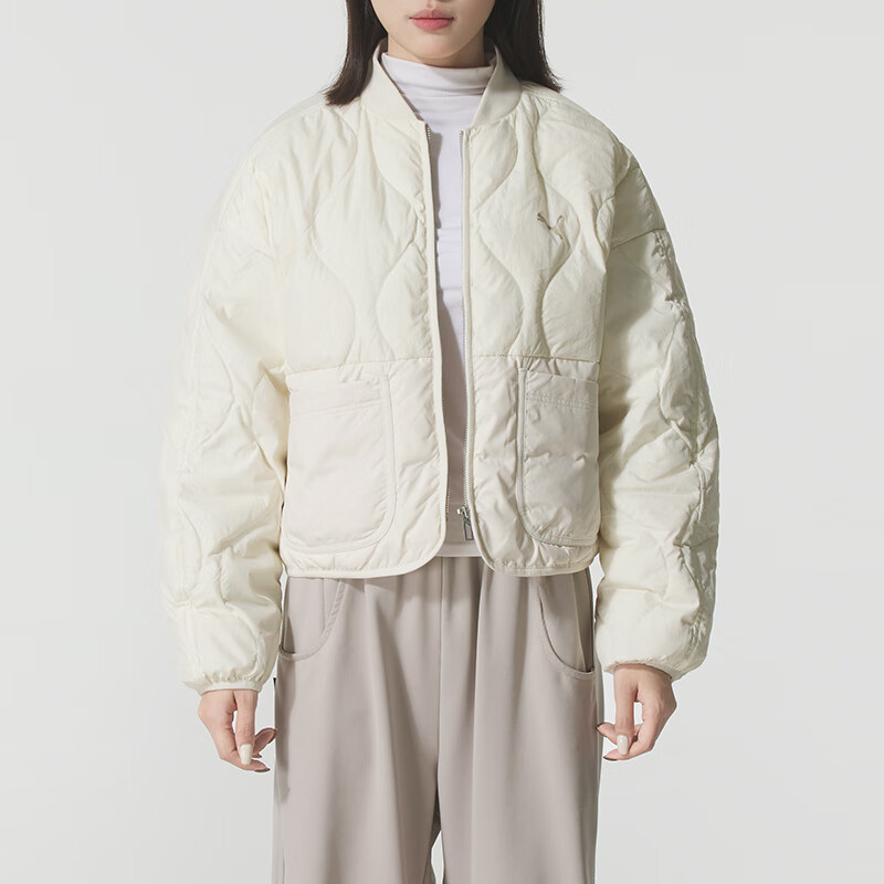 PUMA彪马男女装2025冬款宽松短款鸭绒外套秋冬羽绒服635502-55-87