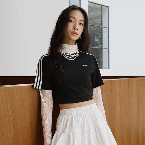 阿迪达斯三叶草女子新中式T恤