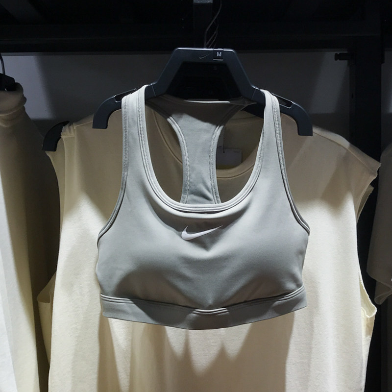 Nike耐克女子内衣2024夏新款跑步训练健身休闲运动文胸DX6822-320