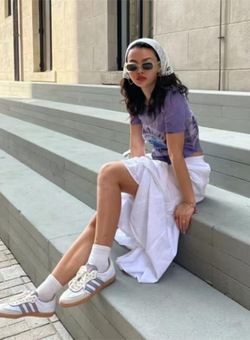 阿迪达斯三叶草男女鞋2024秋SAMBA OG轻便透气休闲运动板鞋IE1417