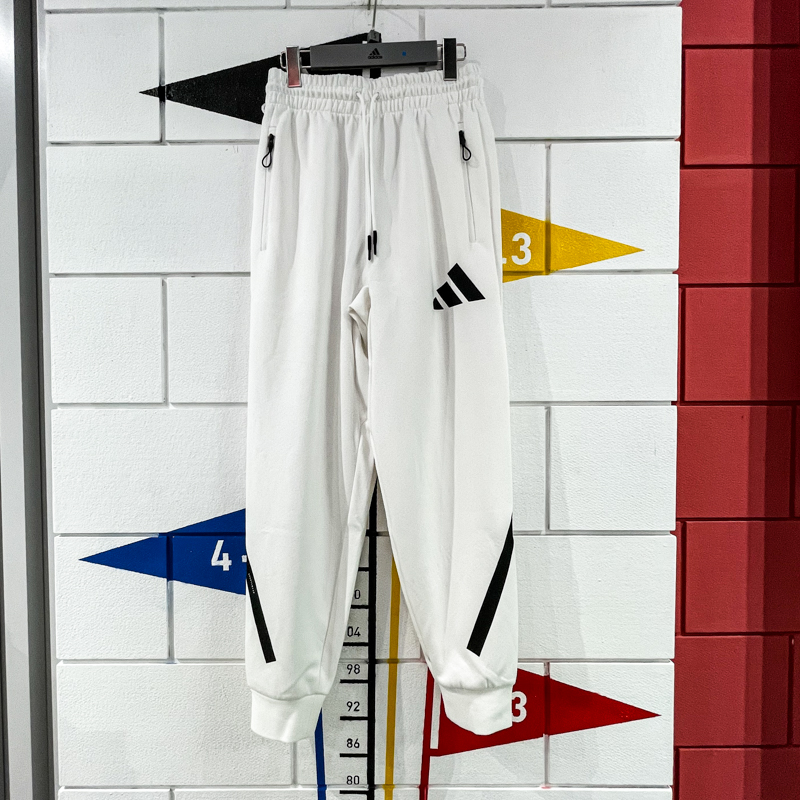 ADIDAS阿迪达斯男裤2024秋季新款束脚针织保暖运动休闲长裤JF2449