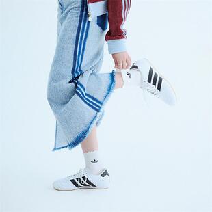 阿迪达斯三叶草男女鞋 款 薄底低帮运动休闲跆拳道鞋 JS1194 2024秋季