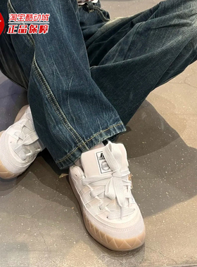 阿迪达斯三叶草男女鞋2024秋ADIMATIC复古鲨鱼面包休闲板鞋ID0847