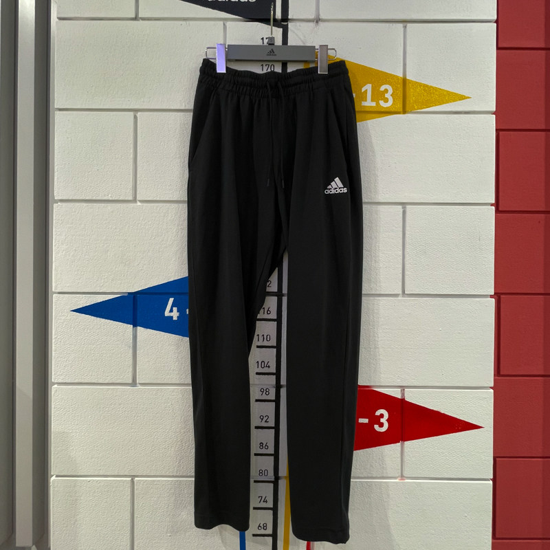 Adidas阿迪达斯男裤2024夏季新款针织透气舒适休闲运动长裤IC9409