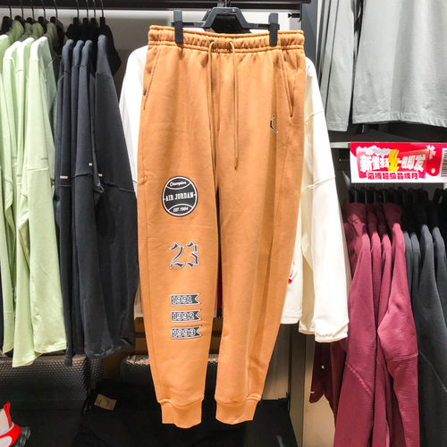 耐克保暖印花小脚运动长裤