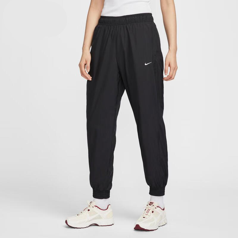 NIKE耐克正品女裤2024秋新款防嗮中腰宽松束脚运动长裤FV7661-010
