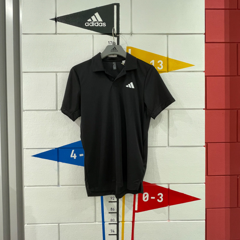 阿迪达斯简约T恤速干透气POLO衫