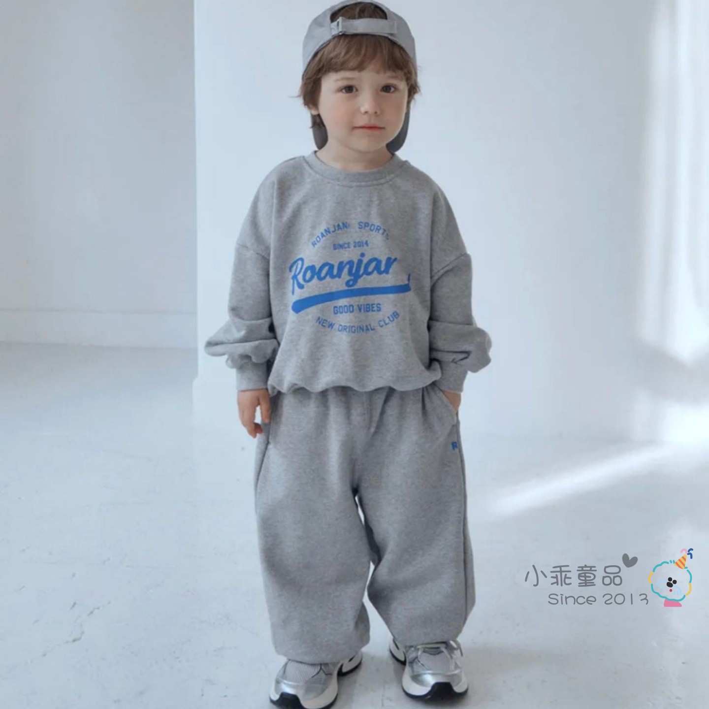 儿童春秋宽松百搭休闲裤卫衣套装