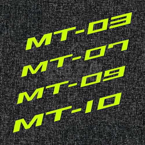 YAMAHA 雅马哈 MT03MT07MT09MT10 反光贴纸 个性车贴 防水贴花22