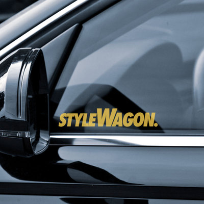 stylewagon潮车露营改装车贴 汽车车窗尾部摩托机车防水反光贴花