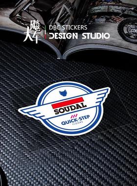 快步车队 quickstep 贴纸 车自行车周边防水创意装饰贴花