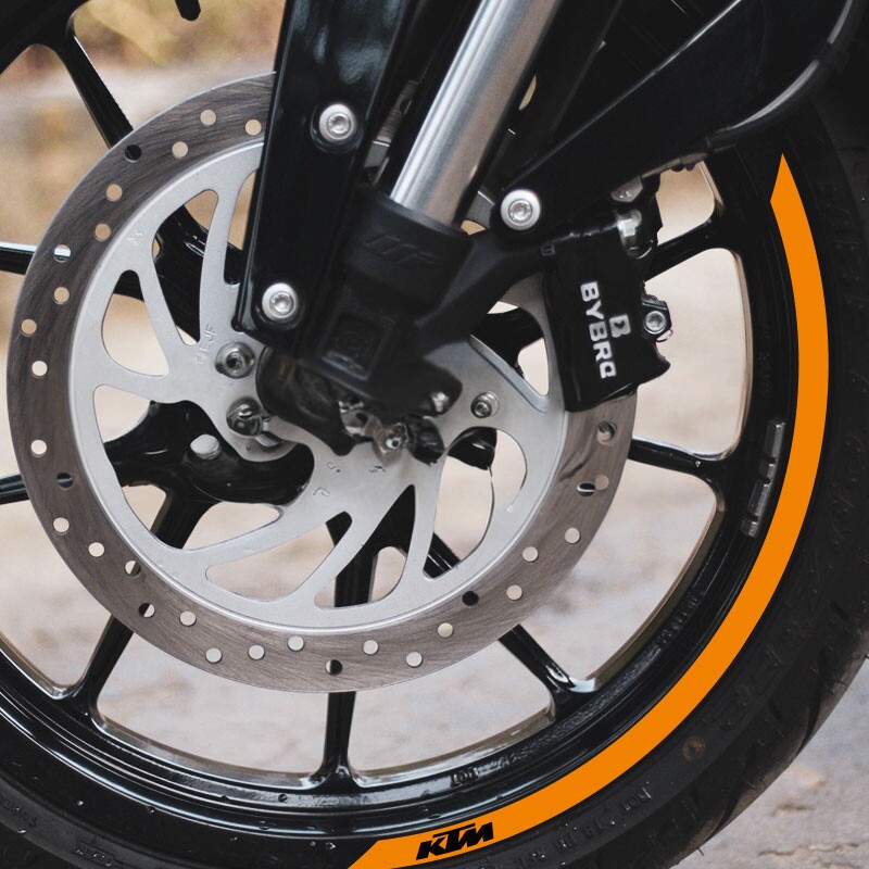 KTM Duke 200 250 RC390 春风250NK 400反光轮毂轮圈改装贴纸贴花