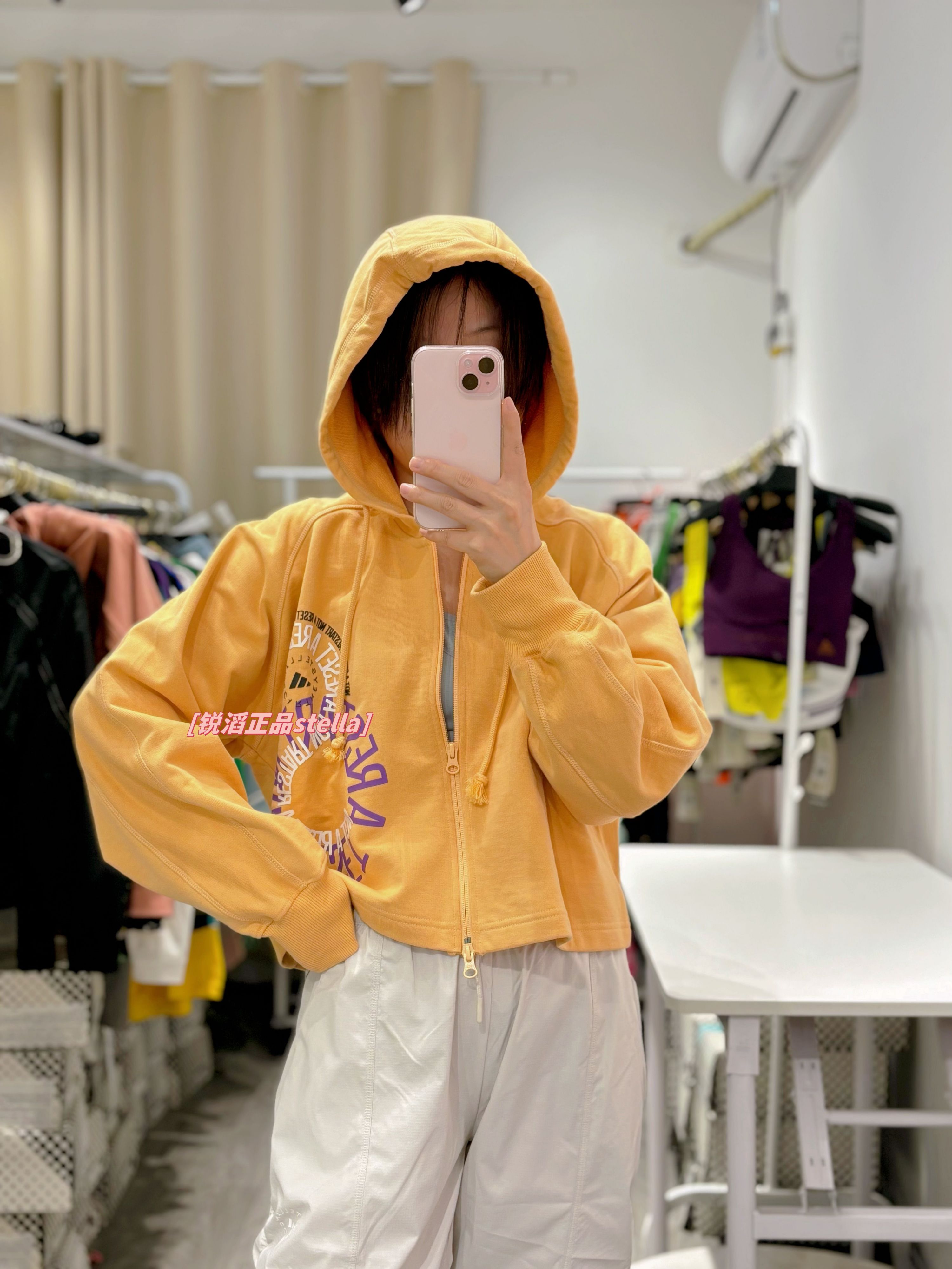 正品现货adidas stella 女连帽长袖休闲运动外套IB5891 IB5892图片