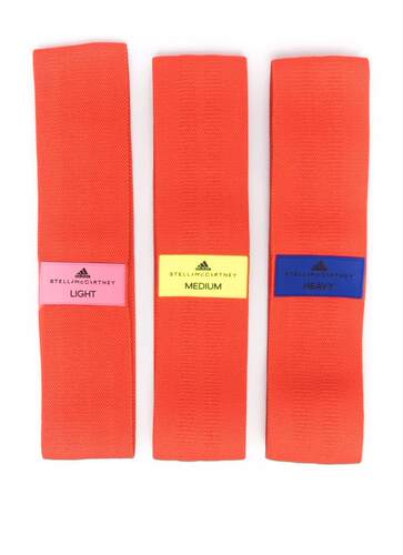 现货 adidas stella 女健身力量抗阻训练高中低强度弹力带H59685
