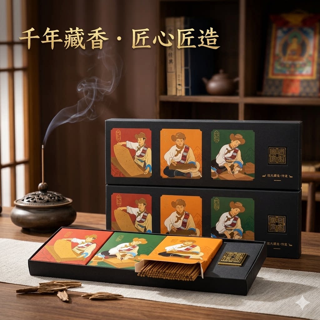 正品藏式手工尼木藏香西藏直发