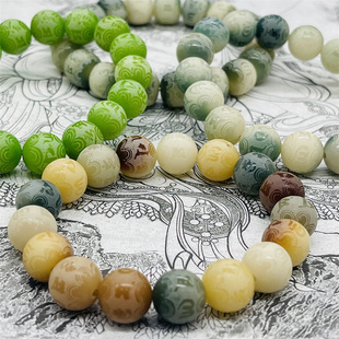 保真天然菩提根手串西藏旅游纪念品六字真言手链首饰品情侣款礼品