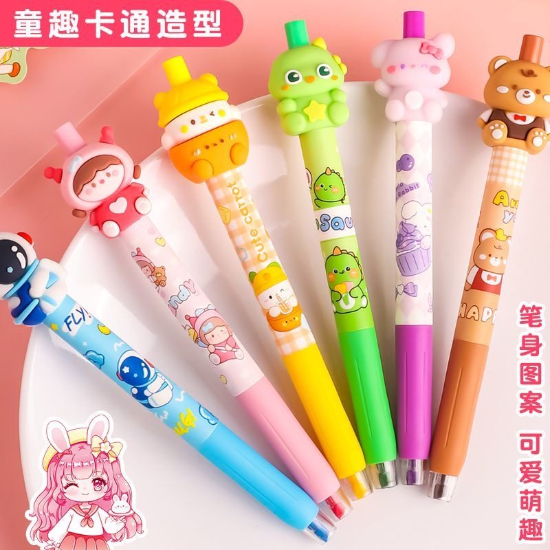AA-品恩卡通造型按动荧光笔3077,文具电教/文化用品/商务用品,秀丽笔/软笔/书法笔,淘宝优惠券,粉丝福利购,淘宝优惠卷