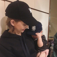 周杰伦的儿子欧美字母帅气男童女宝宝鸭舌帽婴儿棒球帽小儿童潮帽