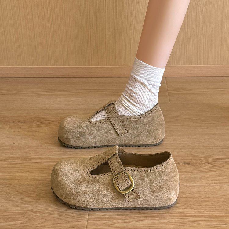 厚底内增高舒适小个子勃肯鞋女鞋子2026春秋一脚蹬乐福鞋博肯单鞋,女鞋,勃肯鞋/软木鞋,淘宝优惠券,粉丝福利购,淘宝优惠卷