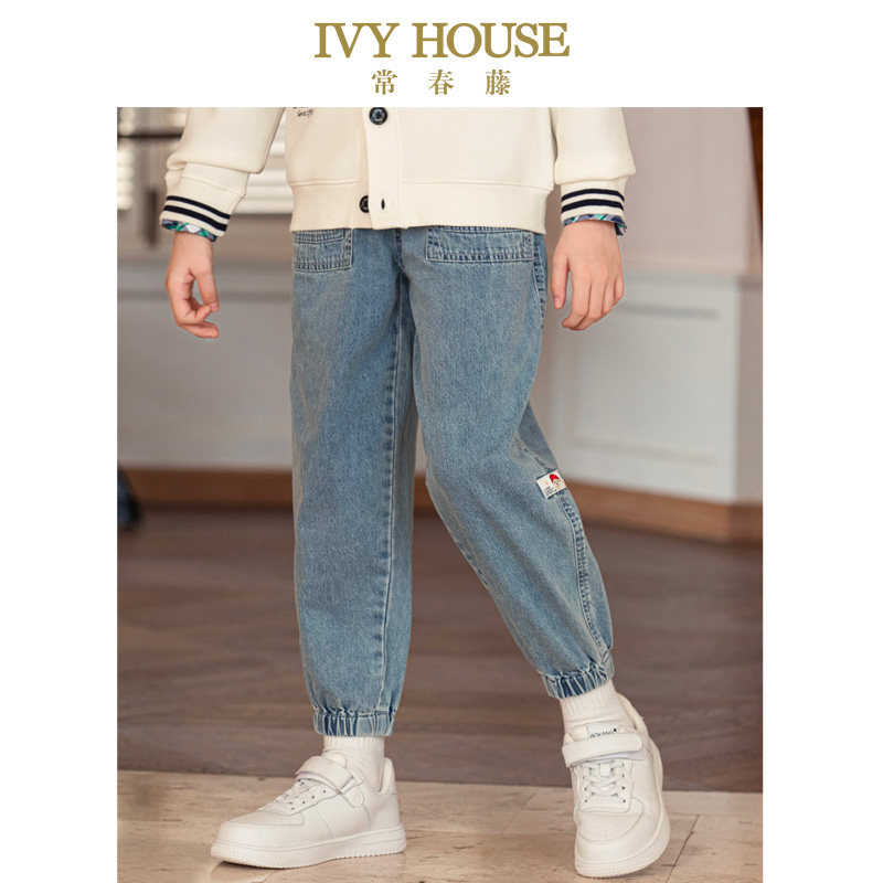 IVY牛仔裤束脚休闲多口袋