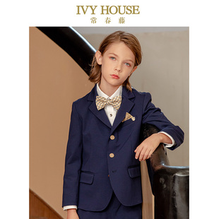 钢琴演出正装 男童西服外套春 入学面试绅士 HOUSE常春藤儿童装 IVY