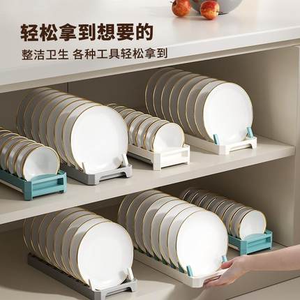 家用沥水碗盘架碗碟收纳架水槽置物架餐具厨房台面碗筷滤水收纳盒
