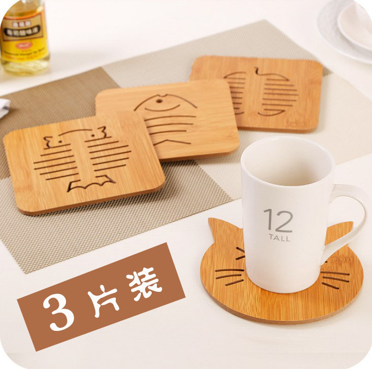 木制餐垫隔热垫桌垫防烫杯垫