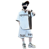 男童夏装运动套装新款儿童衣服宽松中大童短袖两件套薄款洋气，童装休闲套装，摩比熊