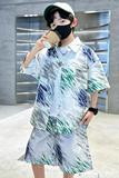 儿童装男童夏装套装新款夏季运动短袖夏款男孩大童薄款酷帅潮，童装休闲套装，摩比熊