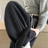 女童加绒弯刀裤一体绒秋冬裤子新款儿童加厚运动大童冬季，童装裤子，摩比熊