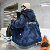 男童夹棉外套秋冬款新款儿童冬季潮酷奥粒绒上衣男孩冬装棉衣，童装棉衣，摩比熊