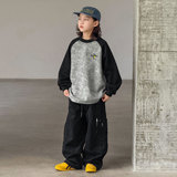 男童秋装打底衫加绒卫衣新款中大童加厚童装内搭上衣男孩，童装卫衣/绒衫，摩比熊