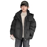 男童羽绒服冬装新款中大童冬季男孩帅气儿童加厚白鸭绒外套潮，童装羽绒服，摩比熊