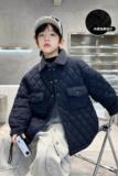 男童棉服轻薄款新款儿童冬装夹棉外套中大童红色棉袄秋冬季潮，童装外套，摩比熊