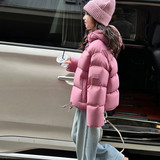 女童加厚棉服新款冬装女孩夹棉儿童棉衣外套冬季女大童面包服，童装棉衣，摩比熊