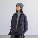 男童冬季轻薄羽绒服新款冬装白鸭绒外套中大儿童男孩冬款潮，童装羽绒服，摩比熊