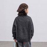 儿童装男童冬装加厚毛衣新款中大童秋冬款加厚冬季针织打底衫，童装毛衣，摩比熊