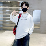 儿童装男童秋冬德绒中领打底衫T恤大童新款深秋保暖是上衣潮，童装T恤，摩比熊