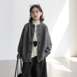 男童开衫毛衣秋冬款新款中大儿童冬季加厚针织外套男孩冬装潮，童装毛衣，摩比熊