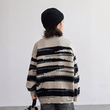 男童冬装加厚毛衣新款中大童秋冬款男孩冬季针织打底衫潮，童装毛衣，摩比熊