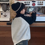 童装男童毛衣冬季新款儿童加厚半开领衣服大童秋冬上衣，童装毛衣，摩比熊