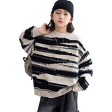 男童冬装加厚毛衣新款中大童秋冬款男孩冬季针织打底衫潮，童装毛衣，摩比熊