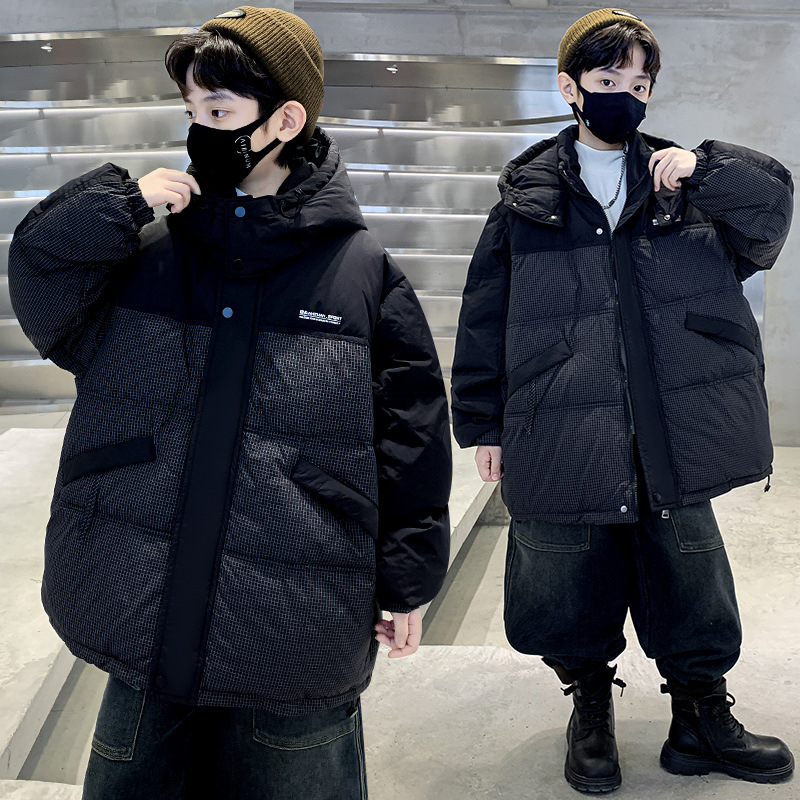 儿童装男童冬装加厚面包羽绒服大童冬装连帽保暖外套,童装羽绒服,摩比熊 儿童装男童冬装加厚面包羽绒服大童冬装连帽保暖外套,童装羽绒服,摩比熊