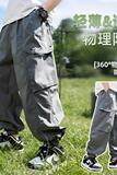 男童工装短裤外穿夏季薄款短裤儿童休闲短裤新款儿童运动裤潮，童装裤子，摩比熊