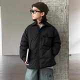 男童冬季轻薄羽绒服新款冬装白鸭绒外套中大儿童男孩冬款潮，童装羽绒服，摩比熊