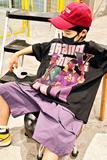 男童夏装套装新款男孩夏款痞帅气中大儿童装夏季短袖时髦潮酷，童装休闲套装，摩比熊
