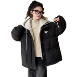 女童棉衣冬装新款洋气大童秋冬款加厚外套儿童冬季羽绒服棉服，童装棉衣，摩比熊