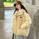 女童棉衣冬装新款洋气大童秋冬款加厚外套儿童冬季羽绒服棉服，童装棉衣，摩比熊