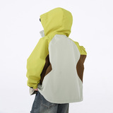 潮牌男童连帽外套秋冬装年新款儿童衣服秋季帅气中大童冲锋衣，童装外套，摩比熊